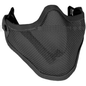 Toys+ Airsoft Half Face Mask Black Striker Mask in Kuwait