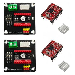 2 مجموعات ل DRV8825/A4988 42 لوحة توسيع سائق محرك متدرج مع وحدة تشغيل محرك متدرج A4988 لملحقات الطابعة ثلاثية الأبعاد in Kuwait