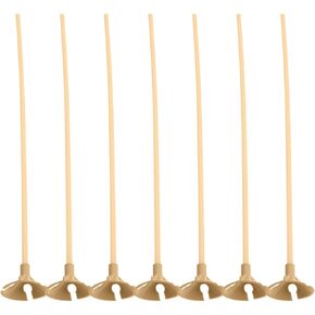 100 Sets Balloon Sticks and Cups Arch Stand Kit with Reinforced 42cm Gold Rods and Holders for Table Centerpieces Party Decorations in Kuwait