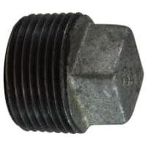 MIDLAND INDUSTRIES 64660 Cored Square Head Plug, 3 in MPT, Iron, Galvanized in Kuwait