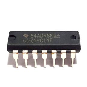 CD74HC14E CD74HC14 74HC14 7414 محولات منطقية CMOS عالية السرعة سداسية شميت تعمل على لوحة التجارب IC DIP-14 (عبوة من 5) in Kuwait