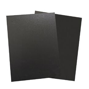 ABS Plastic Sheet 1/8 Inch Thick, 2 Pack 8" x 12" x 3mm Black Moldable Thermoplastic Panel Smooth & Textured Finish High Tensile for DIY Crafts Car Interiors Home Decoration (Black, 8''×12'') in Kuwait