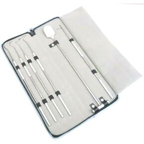 مجموعة أدوات علاج اللثة لأسنان الخيول من الفولاذ المقاوم للصدأ مع حافظة بسحاب in Kuwait