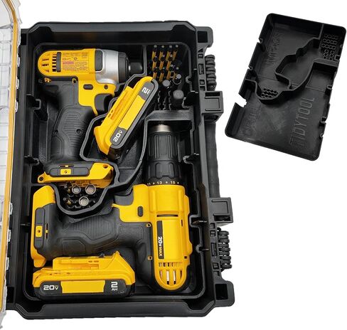 بطانة ومنظم لمجموعة Dewalt 20V Max Drill and Impact Combo in Kuwait
