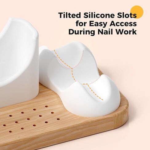 Nail Drill Bit Holder and Organizer, 24 Holes Nail Drill Bits Holder, Professional Nail Tools Organizer and Storage Box Case in Saudi Arabia