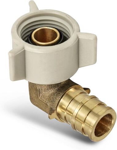 3/4" Pex x 3/4" FIP ملولب 90 درجة الكوع Pex-A، 1/2" توسيع Pex x 1/2" NPT محول الكوع، بدون محول نحاسي F1960 للاستخدام في اتصال أنابيب Pex-A in Kuwait