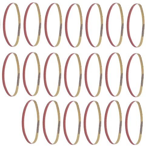 20Pcs Sandpaper Belts Abrasive Sanding Strips Replacement Tool for Sander Wear- with Uniform Sand Grains Cutting Performance Grinding Polishing in Kuwait