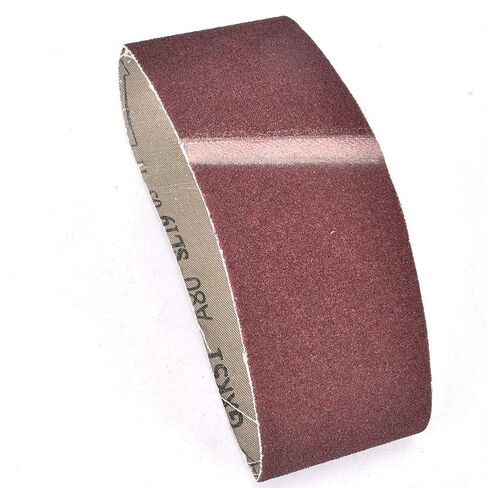 5pcs Sanding Belt 457x75mm, Aluminum Oxide Abrasive Bands Grit 60/80 / 100/120 / 240 - High Grinding Efficiency, Rust Removal and Polishing, Ideal for Woodworking and Metalwo in Kuwait