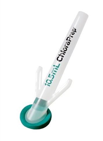 CareFusion 260725 ChloraPrep 10.5 ml. w/ Scrub Teal Tint, Box of 25 in Kuwait