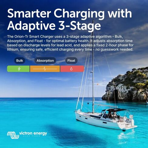 Victron Energy Orion-Tr Smart DC to DC Charger (Bluetooth) - 12/48-Volt 8 amp 380-Watt - Battery Charger for Dual Battery Systems - Isolated in Saudi Arabia