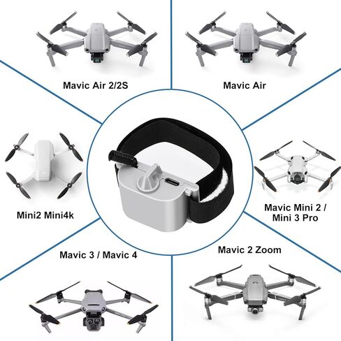 Universal Drone Airdrop System - payload airdrop release device with hook, airdrop device, bait dropping device, drone accessories Compatible with Mavic Mini 4 Pro、Mini 3、Mini 2、Air 2、Air 2S、Air 3、Mavic 3、Mavic2、Spark Series of drone baits/gift dispensers in Kuwait