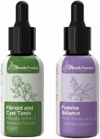 Daily Fibroid & Cyst Tonic for Hormonal Balance, a Regular & Comfortable Cycle and for Heavy Flow, Bloating & Pressure in Saudi Arabia