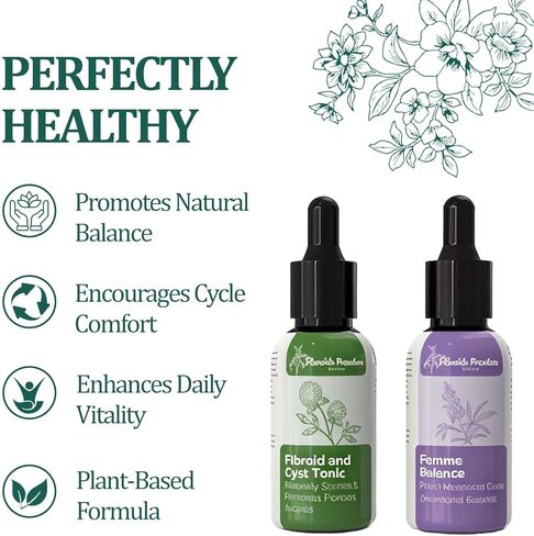 Daily Fibroid & Cyst Tonic for Hormonal Balance, a Regular & Comfortable Cycle and for Heavy Flow, Bloating & Pressure in Saudi Arabia