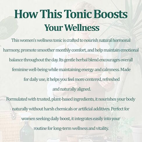 Daily Fibroid & Cyst Tonic for Hormonal Balance, a Regular & Comfortable Cycle and for Heavy Flow, Bloating & Pressure in Saudi Arabia