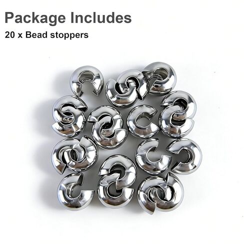 سدادات سلسلة كروية كبيرة الحجم 10 مم لسلاسل الكرات رقم 10 (20 حزمة) in Kuwait