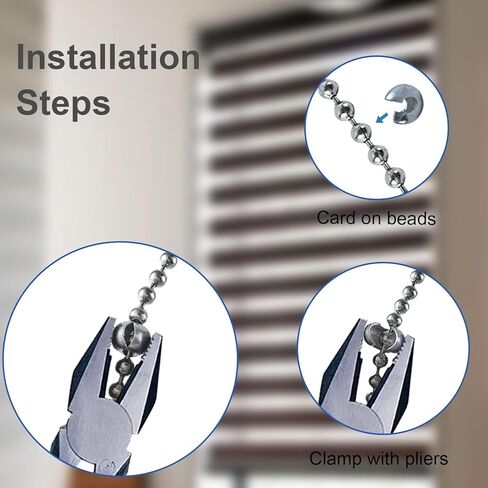 سدادات سلسلة كروية كبيرة الحجم 10 مم لسلاسل الكرات رقم 10 (20 حزمة) in Kuwait