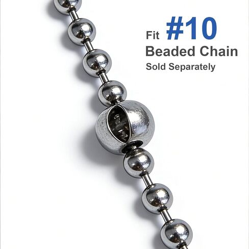 سدادات سلسلة كروية كبيرة الحجم 10 مم لسلاسل الكرات رقم 10 (20 حزمة) in Kuwait