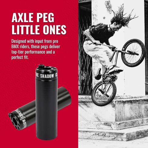 The Shadow Conspiracy Axle Peg Little Ones - Single Peg - 4 inch - 34 mm Diameter - Etched Design in Saudi Arabia