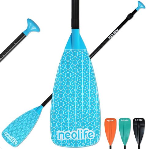 SUP Paddleboard Paddle with Aluminum Shaft and Nylon Blade, Lightweight Stand Up Paddle Board Oars, Adjustable170-210 cm/68-84 inch in Kuwait