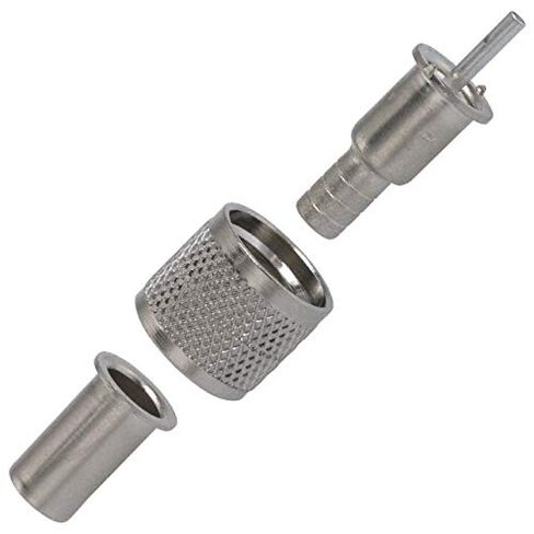 AMP 226600-1 UHF، قابس موصل صغير، دبوس ذكر معلق حر غير ثابت (في الخط) تجعيد كمية جديدة -10 in Kuwait