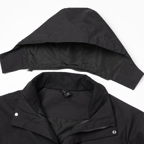 3-in-1 Waterproof Hooded Jacket Windproof, Breathable Warm Outdoor Jacket With Removable Liner in Saudi Arabia