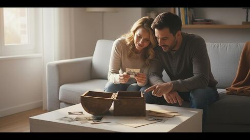 Great Birthday Gift Ideas Handmade Decorative Wooden Jewelry Box With Tree of Life Carvings Jewelry Organizer Keepsake Box Treasure Chest Trinket Holder Watch Box Storage Lock Box (Blue Wash Finish) in Kuwait