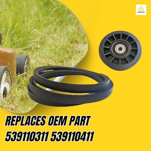 Z246 محرك بكرة المهمل ومجموعة الحزام المتوافقة مع Husqvarna Z254F Z200 CZ3815 CZ4217 CZ42175 460ZX RZ4623 Z5424 Z4824 أجزاء تحل محل 539110311 539110411 مجموعة محرك سطح السفينة ما بعد البيع in Kuwait