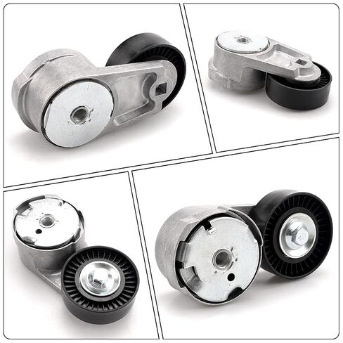 طقم شداد حزام القيادة لـ Ram 1500 لـ Chry sler 300 3.6L V6 - استبدال مباشر مناسب OE 39282 38082 6PK1960 مع حزام سيربنتين وبكرة تباطؤ، متوافق مع شاحن تشالنجر، 3 قطع in Kuwait