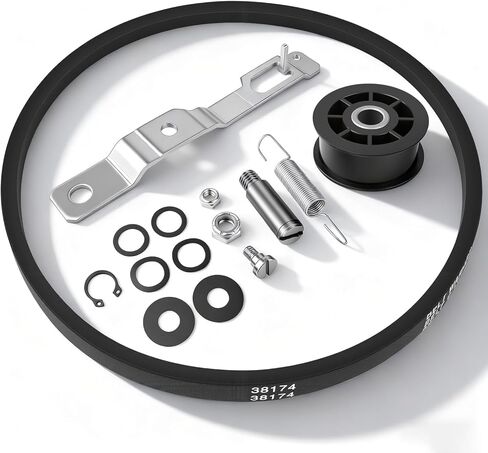 Washer Idler Pulley Kit Lever and 27" Belt Tensioner Kit Compatible With Alliance Laundry Systems Speed Queen SWNYC2HP115TW02 AWN412SP111TW01 Replace#: 959P3 38174 38225p UNMC959P3 202032 in Kuwait