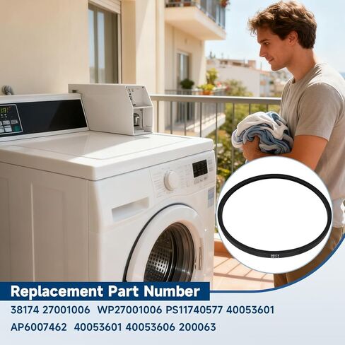 Washer Idler Pulley Kit Lever and 27" Belt Tensioner Kit Compatible With Alliance Laundry Systems Speed Queen SWNYC2HP115TW02 AWN412SP111TW01 Replace#: 959P3 38174 38225p UNMC959P3 202032 in Kuwait