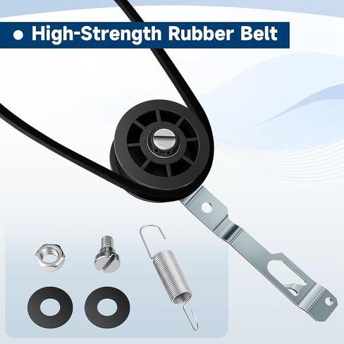 Washer Idler Pulley Kit Lever and 27" Belt Tensioner Kit Compatible With Alliance Laundry Systems Speed Queen SWNYC2HP115TW02 AWN412SP111TW01 Replace#: 959P3 38174 38225p UNMC959P3 202032 in Kuwait