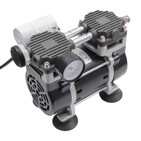 Oil-Free Vacuum Pump 1450Rpm 150W Oilless Vacuum Pump with Silencer Portable Silent Quiet Lab Oilless Vacuum Pump 50L/Min Flow Speed-90Kpa in Kuwait