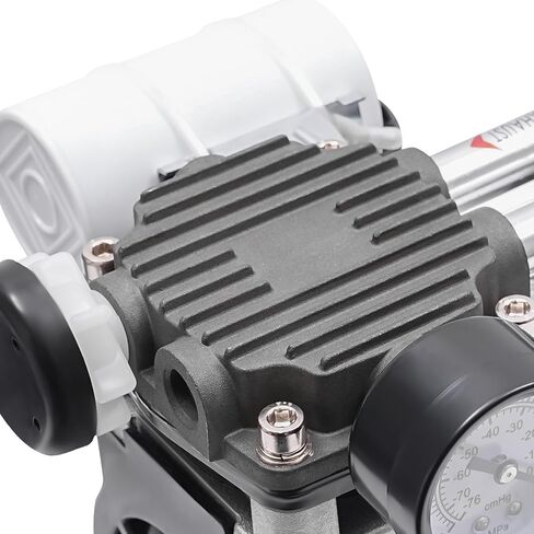 Oil-Free Vacuum Pump 1450Rpm 150W Oilless Vacuum Pump with Silencer Portable Silent Quiet Lab Oilless Vacuum Pump 50L/Min Flow Speed-90Kpa in Kuwait