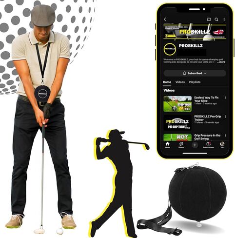 Golf Smart Ball Swing Trainer – Arm Connection & Tempo Aid for Improved Posture, Lag, & Swing Plane – Inflatable Golf Training Aid for All Levels – Indoor & Outdoor Use in Kuwait