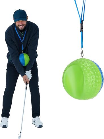 Golf Training Aid Ball, Golf Training Ball Between arms Optimize Impact Accuracy and Swing, Fix Slicing, Scooping & Chicken Wing, Make Training efficient Golf Swing Trainer in Kuwait