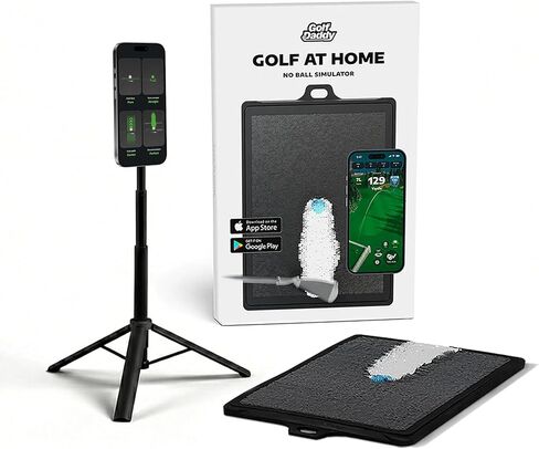 Golf Daddy Golf Simulator - AI Powered Training Aid for Home Practice - Indoor & Outdoor Use - Ideal Golf Gift in Saudi Arabia