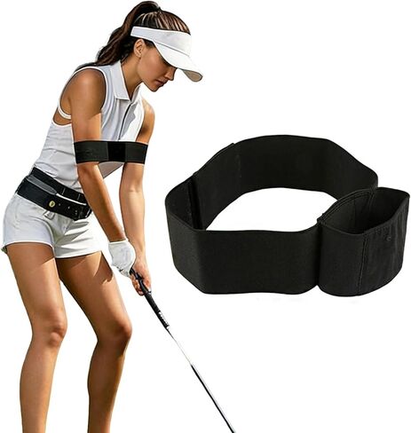 Slider Golf Training Aid, Swing Correcting Arm Band, Innovative Arm Connection Aid with Strong Restraining Power, for Swing Correcting Improve Swing Stability, Unisex in Kuwait