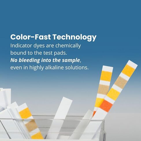 Universal pH Fix Indicator Strips 0-14, Quick and Accurate Result, 100 Bleed-Free Test Strip. Made in Germany. Safe, Easy pH Testing for Laboratory, Industrial, Professional, & Beginner Use in Saudi Arabia