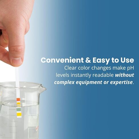 Universal pH Fix Indicator Strips 0-14, Quick and Accurate Result, 100 Bleed-Free Test Strip. Made in Germany. Safe, Easy pH Testing for Laboratory, Industrial, Professional, & Beginner Use in Saudi Arabia