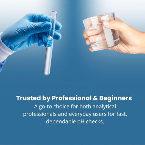 Universal pH Fix Indicator Strips 0-14, Quick and Accurate Result, 100 Bleed-Free Test Strip. Made in Germany. Safe, Easy pH Testing for Laboratory, Industrial, Professional, & Beginner Use in Saudi Arabia