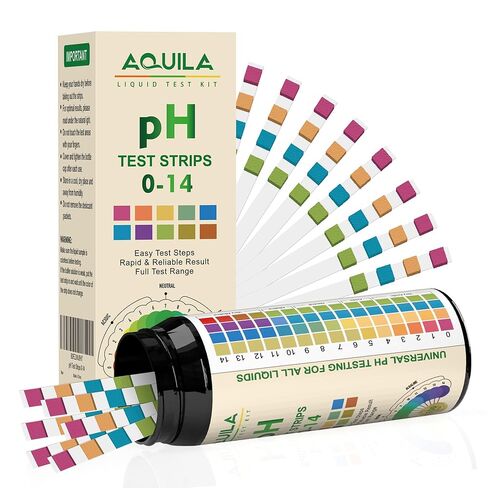 pH Test Strips 0-14, 150CT pH Testing Kit for Drinking Water, Pool Spa Aquarium Fish Tank Urine Saliva Food Beverage Kombucha Soil Hydroponics, Litmus Paper pH Tester Kit for Soap Making, Skincare in Saudi Arabia