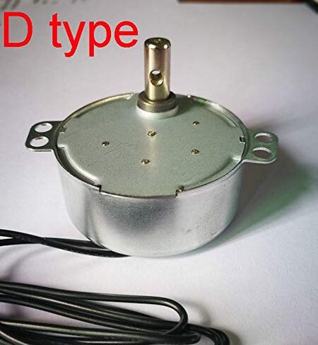 dc electronic starter DC Brushless electronic starter, Low Speed Display Stand Winding Gear, JS-50B DC Synchronous Gear electronic starter, DIY Driver Parts : 50rpm, Voltage : 6VDC) ( Color : 12vdc(9v in Kuwait