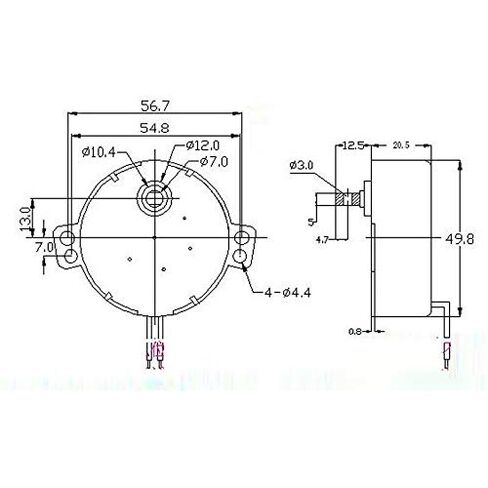 dc electronic starter DC Brushless electronic starter, Low Speed Display Stand Winding Gear, JS-50B DC Synchronous Gear electronic starter, DIY Driver Parts : 50rpm, Voltage : 6VDC) ( Color : 12vdc(9v in Kuwait