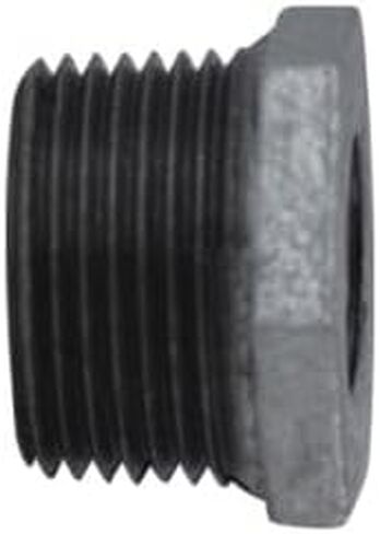 MIDLAND INDUSTRIES 64538 Reducer Hex Bushing, 3 in MPT x 2 in FPT, Iron, Galvanized in Kuwait
