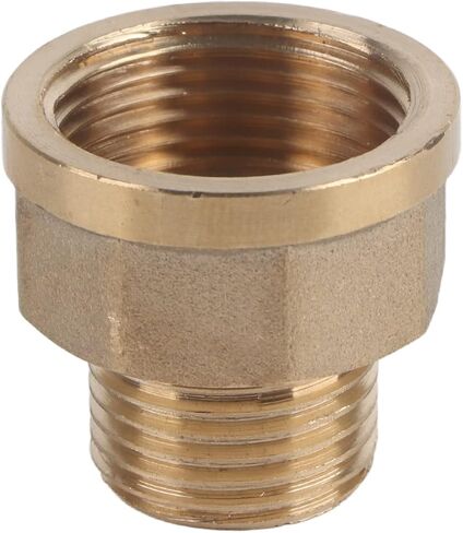 Brass Pipe Adapter Reducer 1/2BSPT Male to 3/4BSPT Female Thread - 1pc Water Meter, Purifier, Boiler in Saudi Arabia
