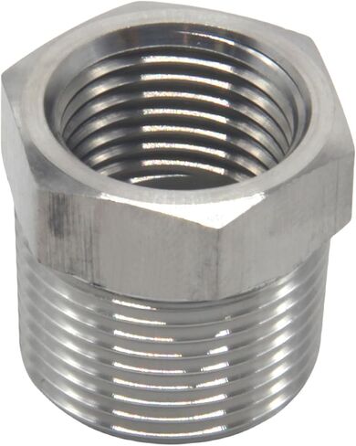 HFS(R) 1/2 "ذكر NPT إلى 3/8" أنثى NPT عرافة المخفض جلبة تقليل الفولاذ المقاوم للصدأ 304 in Saudi Arabia