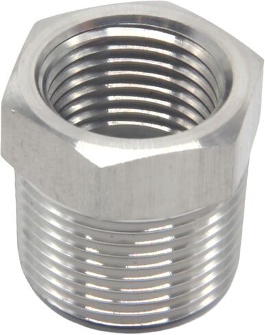 HFS(R) 1/2 "ذكر NPT إلى 3/8" أنثى NPT عرافة المخفض جلبة تقليل الفولاذ المقاوم للصدأ 304 in Saudi Arabia