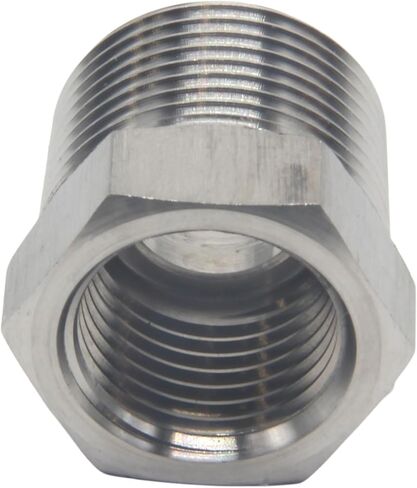 HFS(R) 1/2 "ذكر NPT إلى 3/8" أنثى NPT عرافة المخفض جلبة تقليل الفولاذ المقاوم للصدأ 304 in Saudi Arabia