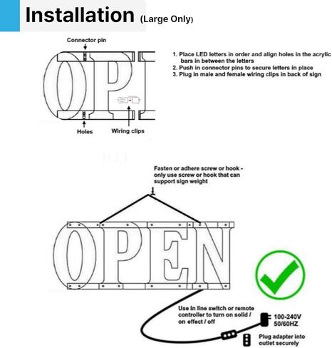 EPL KRATOM GREEN, LED 3G Sparkling Sign, Eye-Catching Sign, Super Bright, 8"x30" & Remote - Business Storefront Light, Professional Wall Board in Kuwait