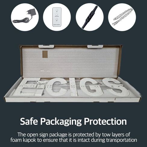 EPL E-CIGS RED, LED 3G Sparkling Sign, Eye-catching sign, Super Bright, 9"x30" Remote, Smoke Shop Storefront Window, Business Wall Decor & Light in Kuwait